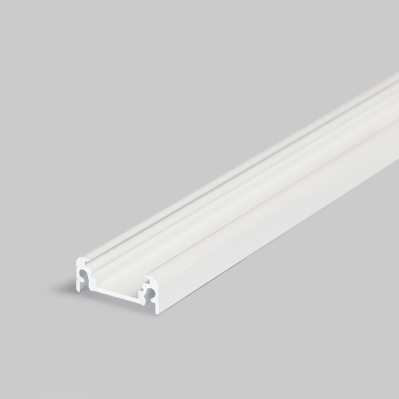 Ledstrip opbouwprofiel vlak tot 10mm | 2M | Wit