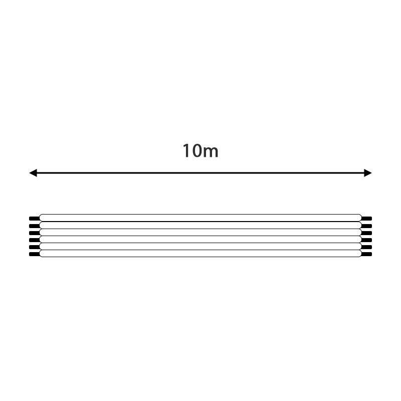 Ledstrip kabel | 6-aderig | 10M