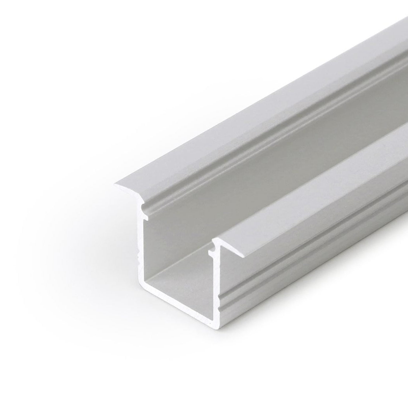 Ledstrip inbouwprofiel tot 10mm | 2M | Zilver