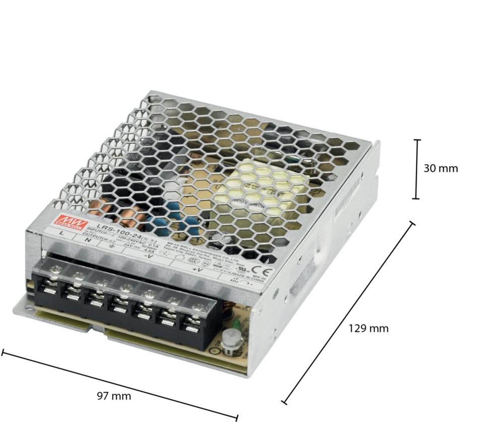 Led driver | 24V | 100W | IP20 | Meanwell