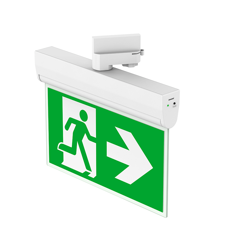 3-fase rail noodverlichting | Incl plaatjes | Wit