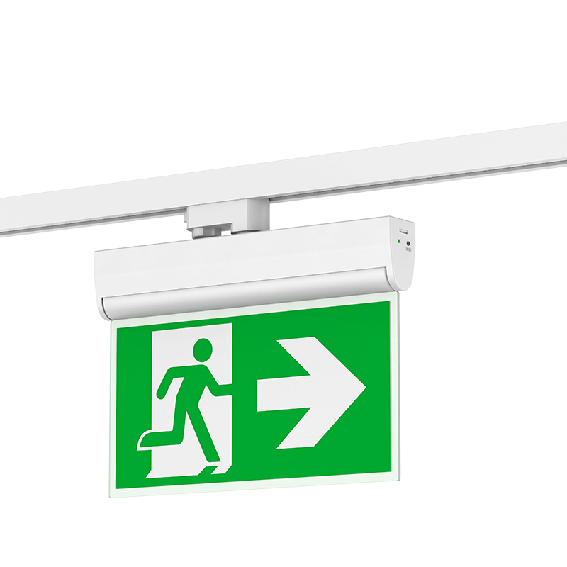 3-fase rail noodverlichting | Incl plaatjes | Wit