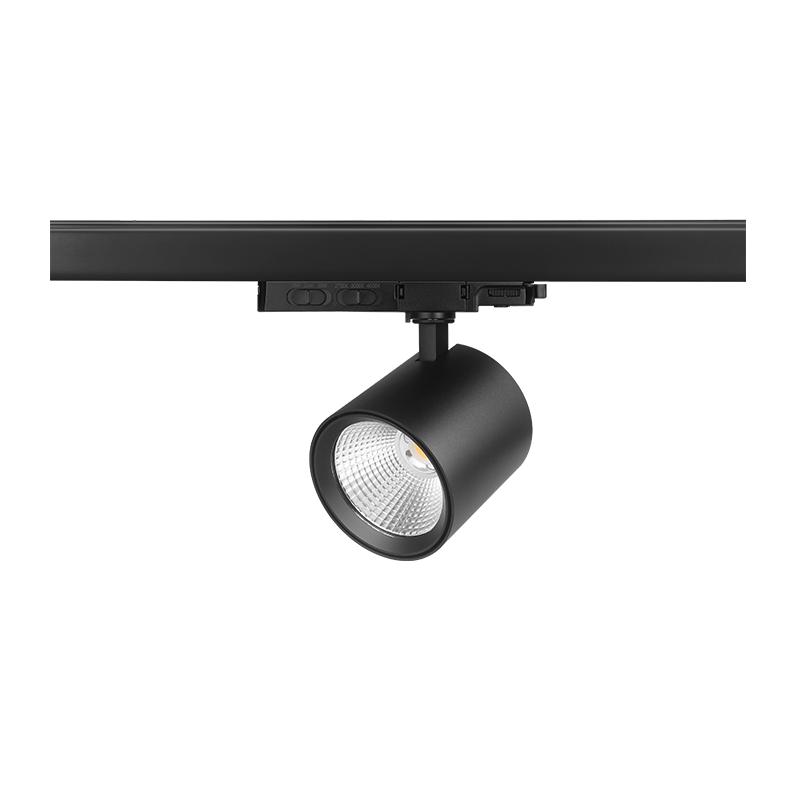 3-fase dimbare railspot | 10-20-30W | CCT-switch | Zwart