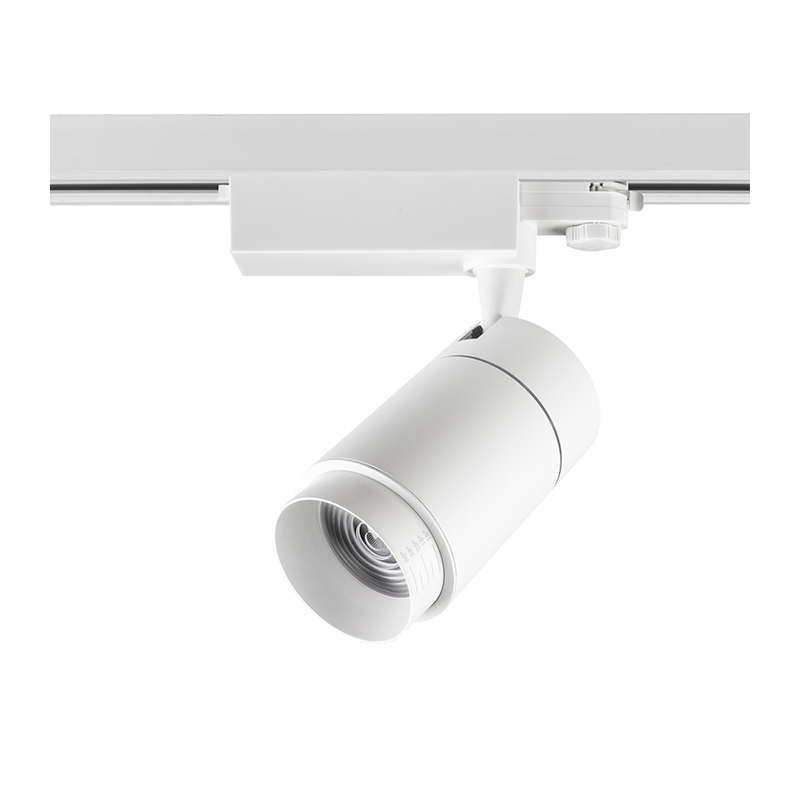 3-fase dimbare railspot 30W | 4000K | Zoomable 15-60&deg; | Wit