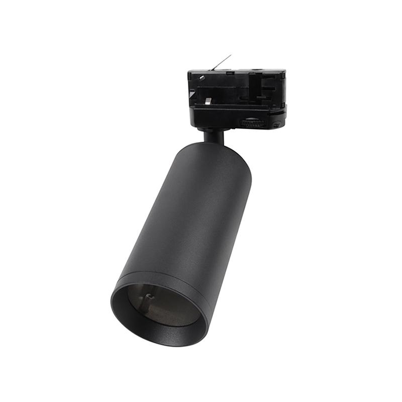 3-fase railspot | GU10 50mm | Zwart