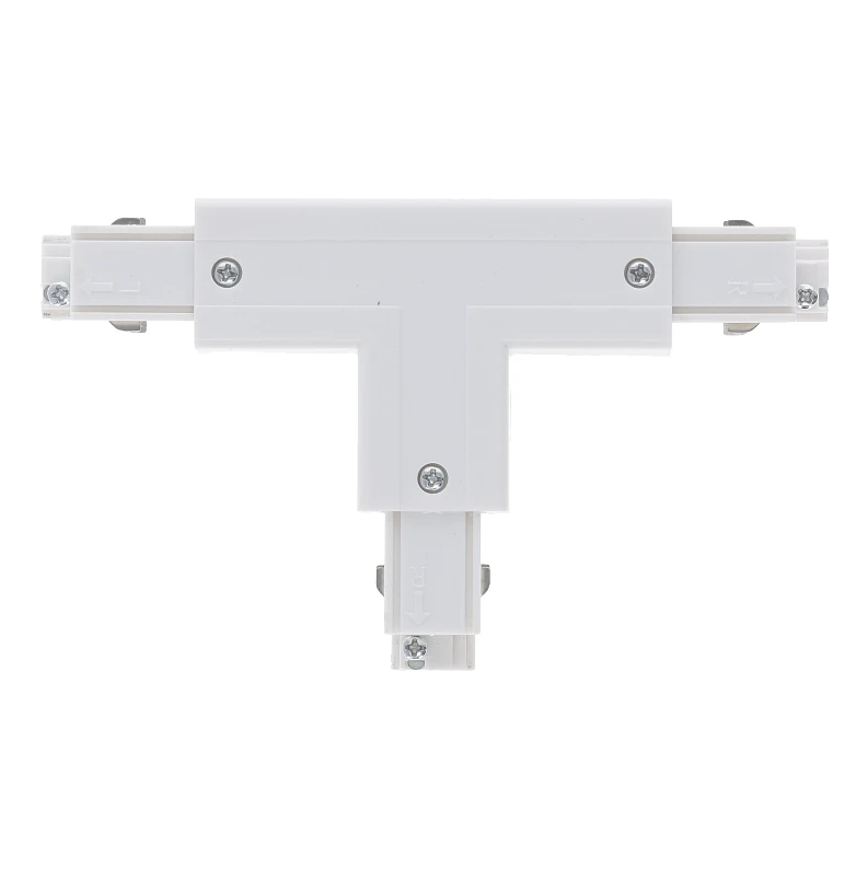 3-fase rail T-connector | Rechts-1 | Wit