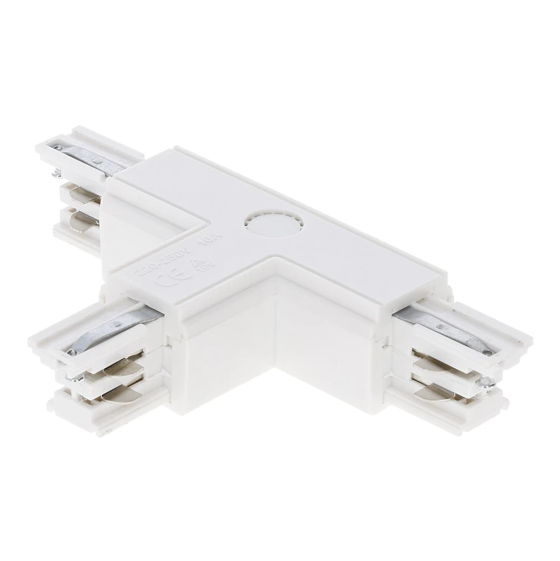 3-fase rail T-connector | Rechts-1 | Wit