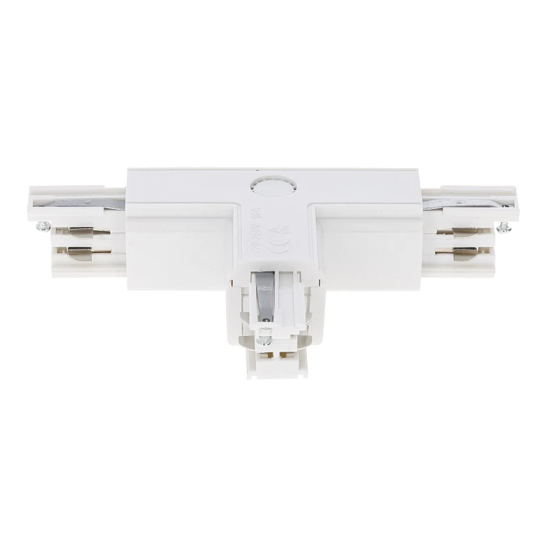 3-fase rail T-connector | Links-1 | Wit