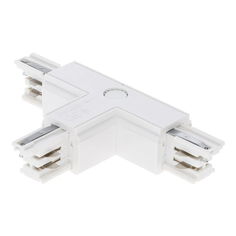 3-fase rail T-connector | Links-1 | Wit