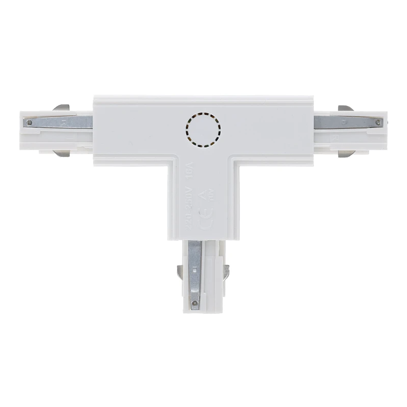 3-fase rail T-connector | Links-2 | Wit