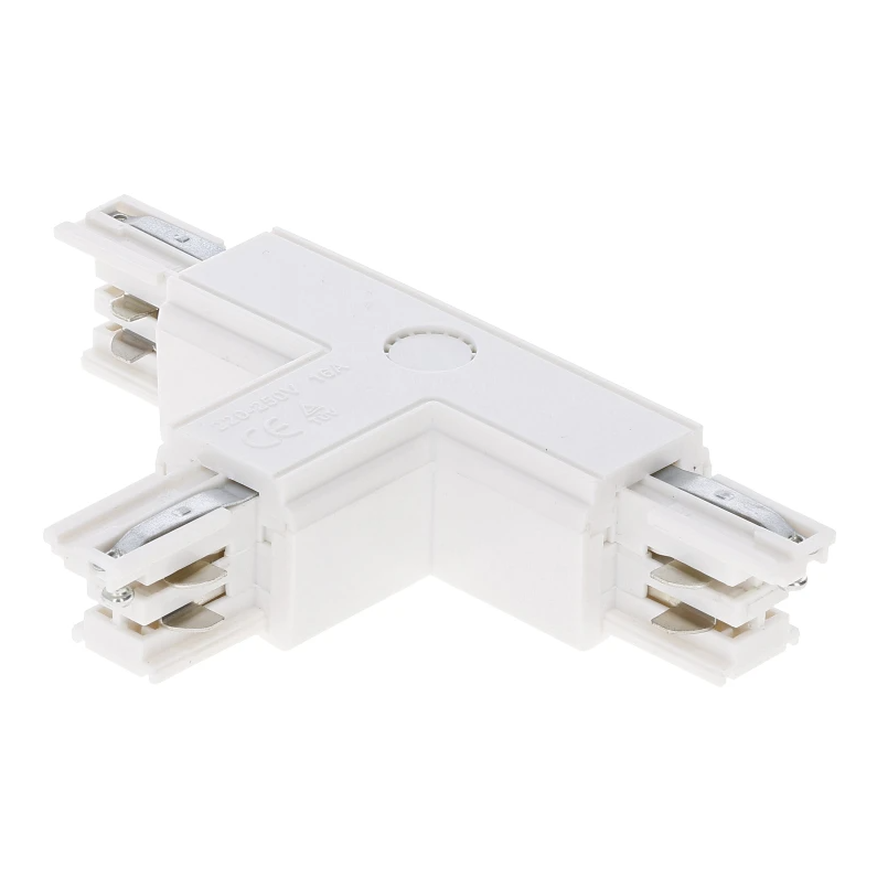 3-fase rail T-connector | Rechts-2 | Wit