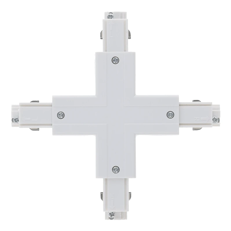 3-fase rail X-connector | Wit
