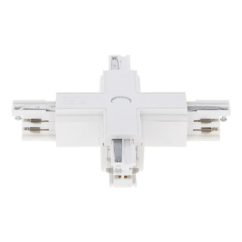3-fase rail X-connector | Wit