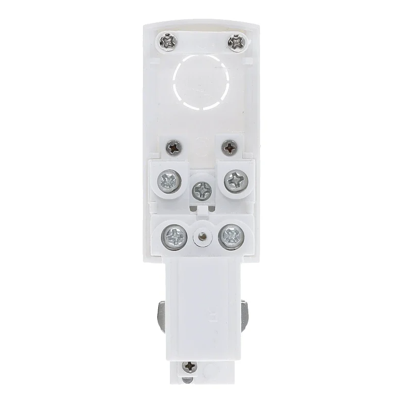 3-fase rail voedingsconnector | Rechts | Wit