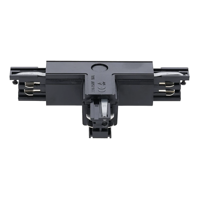 3-fase rail T-connector | Rechts-1 | Zwart