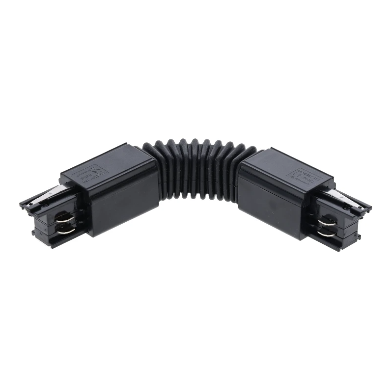 3-fase rail flexibele connector | Zwart