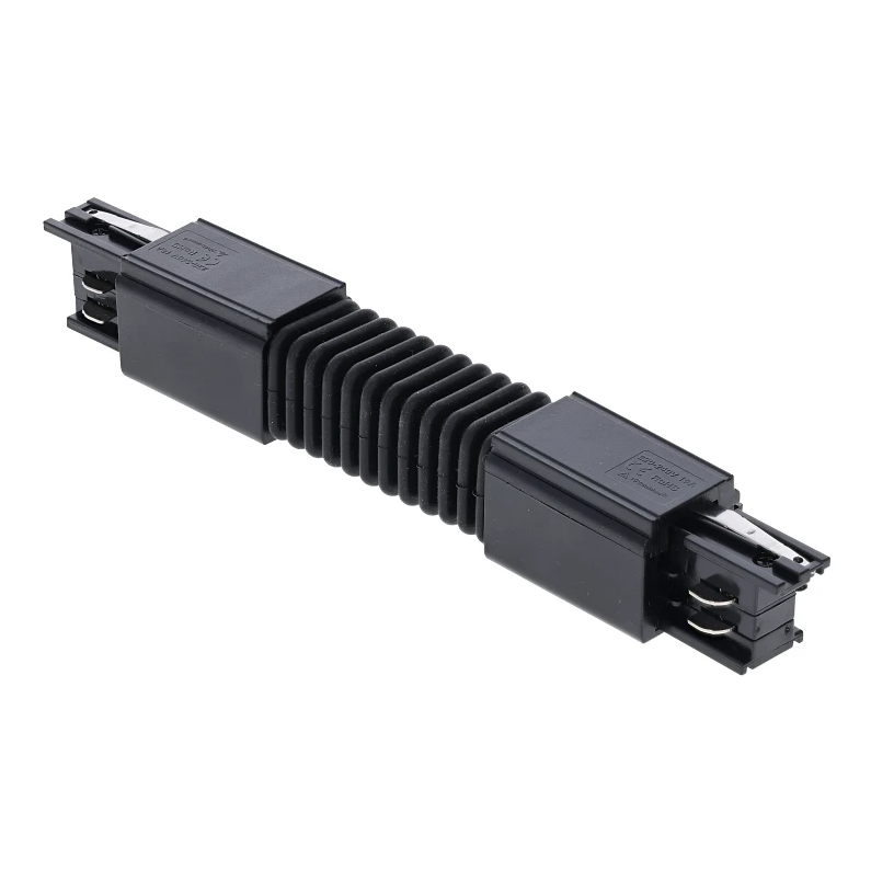 3-fase rail flexibele connector | Zwart