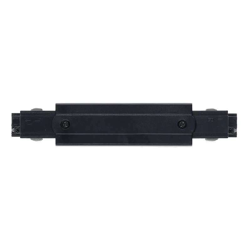 3-fase rail I-connector | Met voeding | Zwart