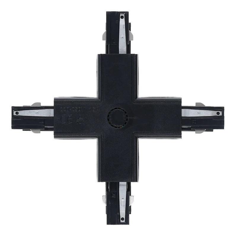 3-fase rail X-connector | Zwart