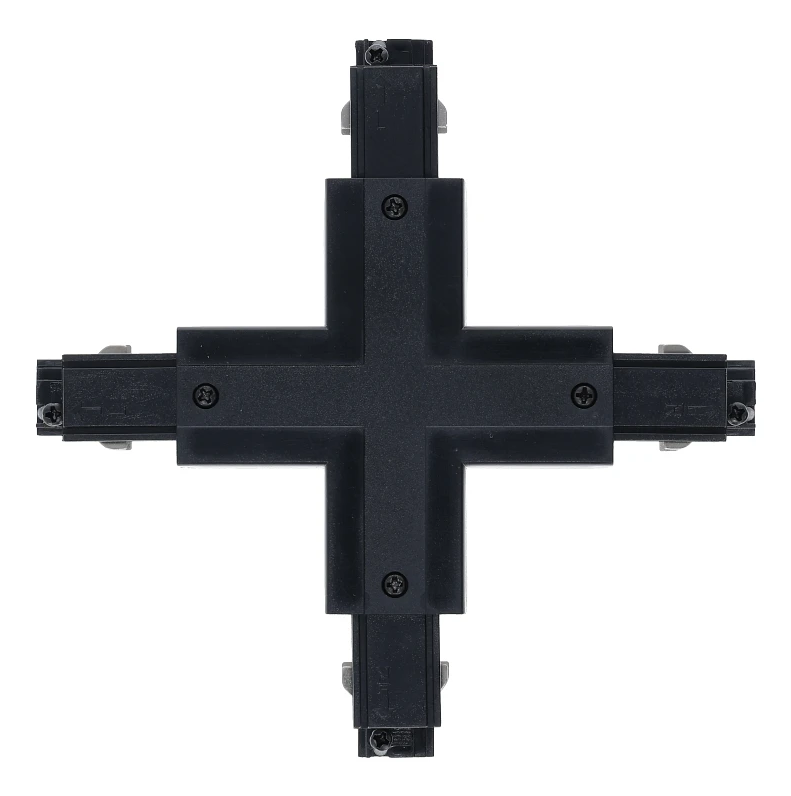 3-fase rail X-connector | Zwart