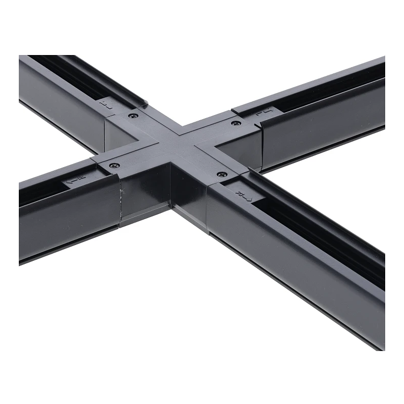 3-fase rail X-connector | Zwart