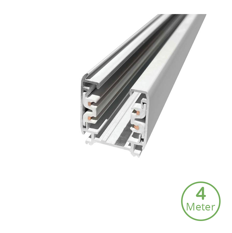 3-fase rail | 400 cm | Wit