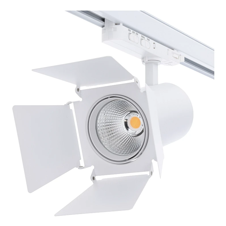 3-fase theaterkleppen railspot Rosalin | Wit