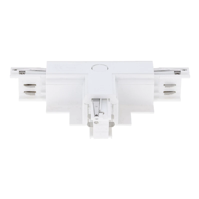 3-Phasen Einbauschiene T-Verbinder | Links-1 | Wei&szlig;