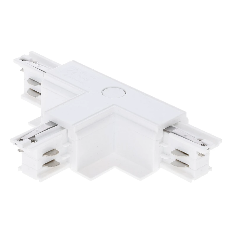 3-Phasen Einbauschiene T-Verbinder | Links-2 | Wei&szlig;