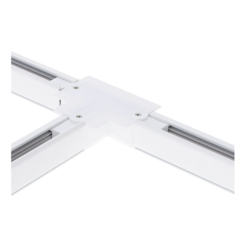 3-fase inbouwrail T-connector | Rechts-1 | Wit
