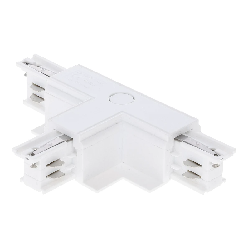 3-Phasen Einbauschiene T-Verbinder | Rechts-2 | Wei&szlig;