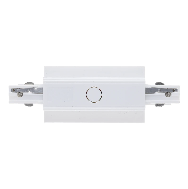 3-Phasen Einbauschiene I-Verbinder | mit Einspeisung | Wei&szlig;