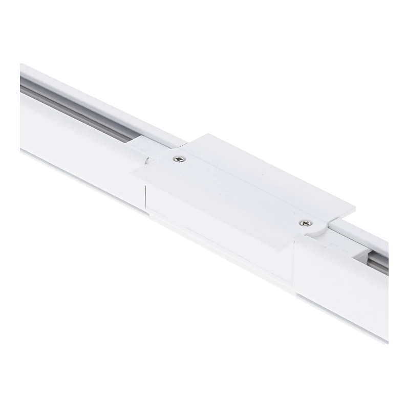 3-Phasen Einbauschiene I-Verbinder | mit Einspeisung | Wei&szlig;