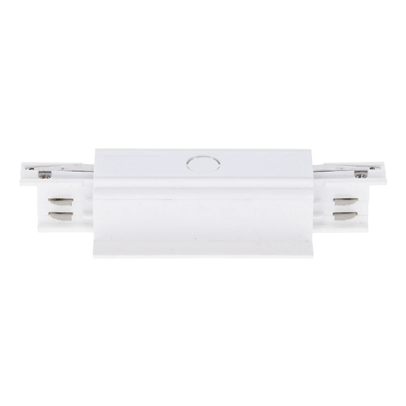 3-Phasen Einbauschiene I-Verbinder | mit Einspeisung | Wei&szlig;