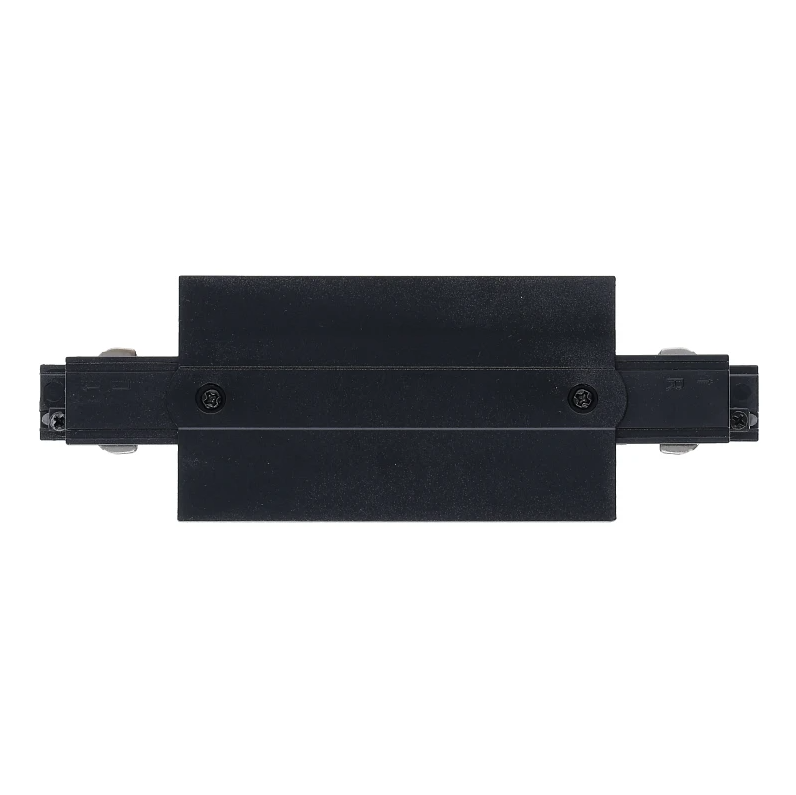 3-Phasen Einbauschiene I-Verbinder | mit Einspeisung | Schwarz