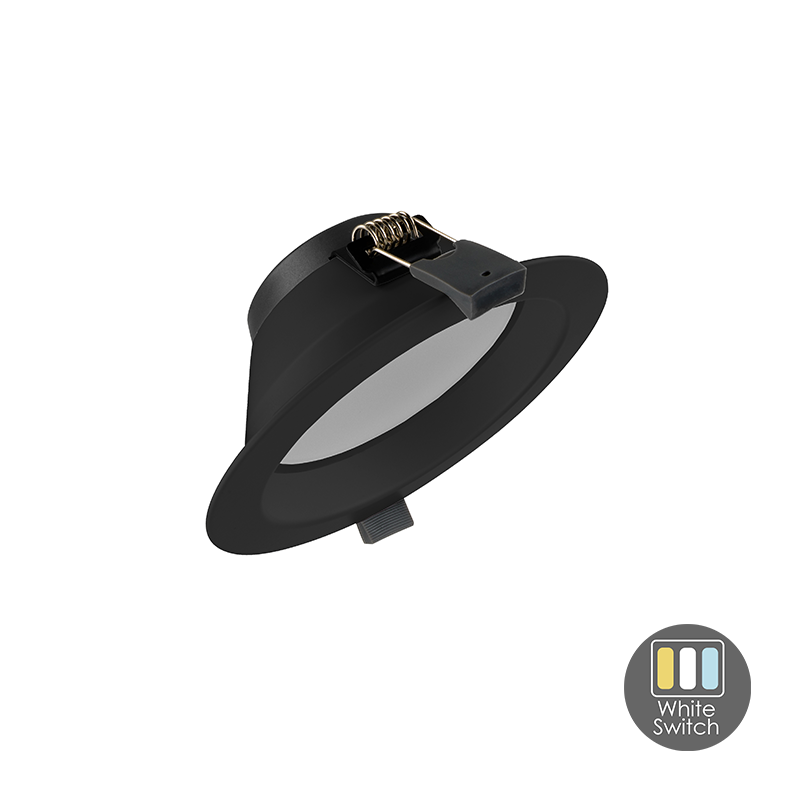 Led downlight Ortho | &Oslash;120 | 12W | CCT-switch | Zwart