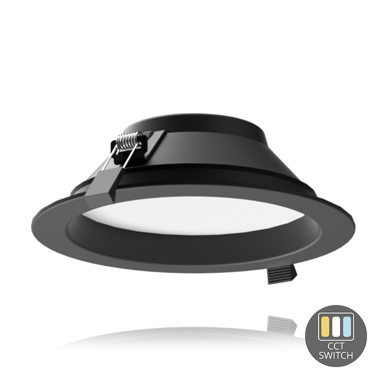Led downlight Ortho | &Oslash;170 | 13W | CCT-switch | Zwart