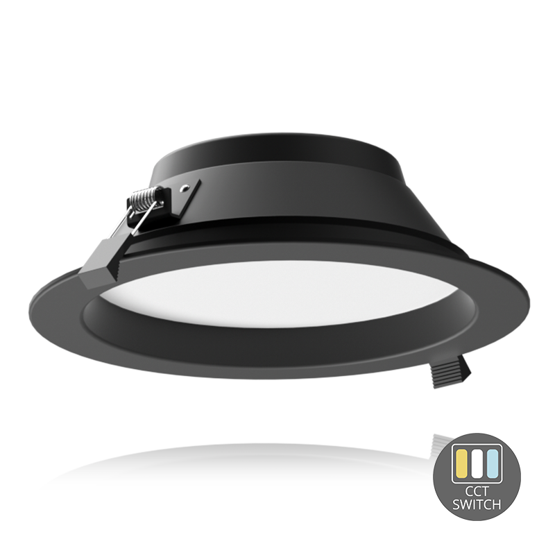 Led downlight Ortho | &Oslash;195 | 18W | CCT-switch | Zwart