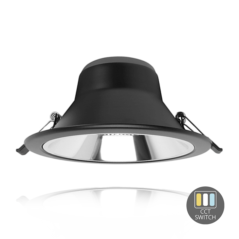 Led downlight Sia | &Oslash;145 | 13W | CCT-switch | Zwart