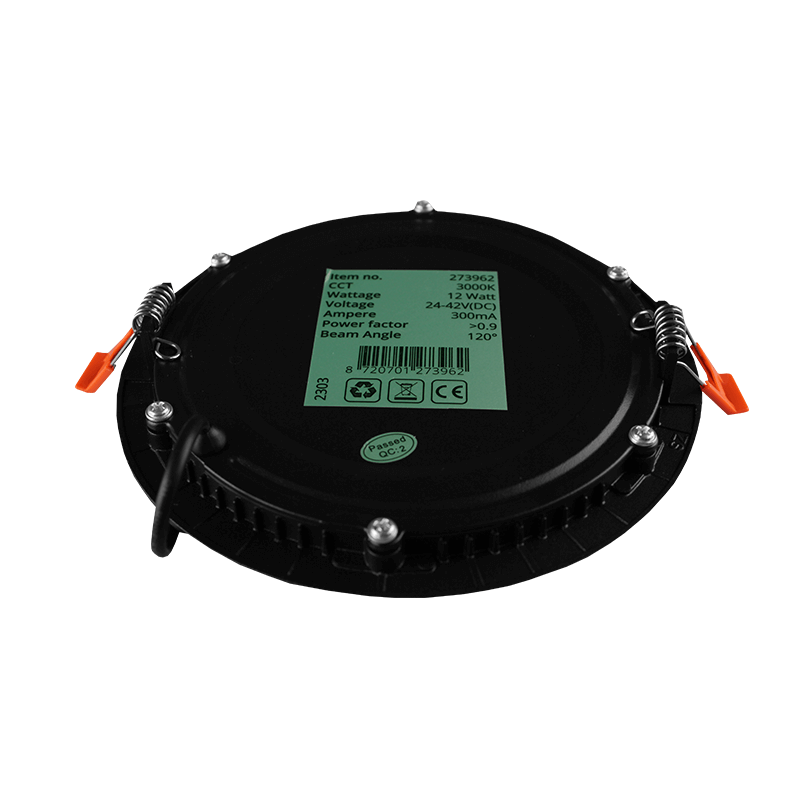 Led downlight Umbriel | &Oslash;160 | 12W | 4000K | Zwart