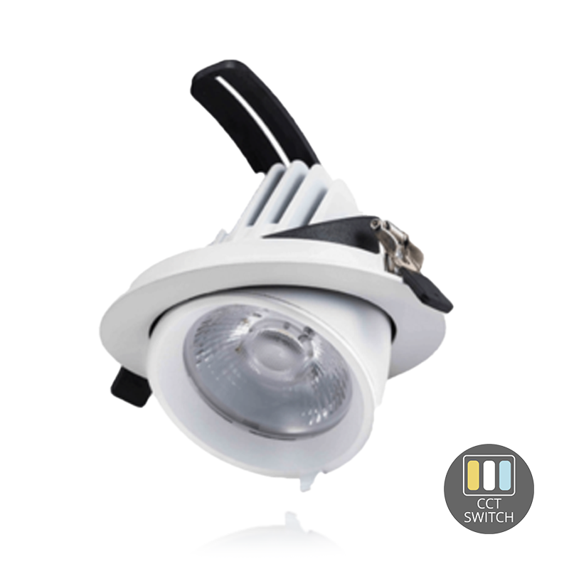 Led downlight kantelbaar | &Oslash;145 | 28W | CCT-switch