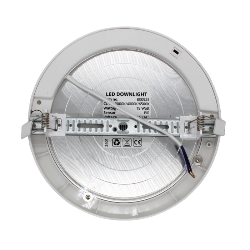 Led downlight in/opbouw | &Oslash;220 | 17,2W | CCT-switch | Sensor