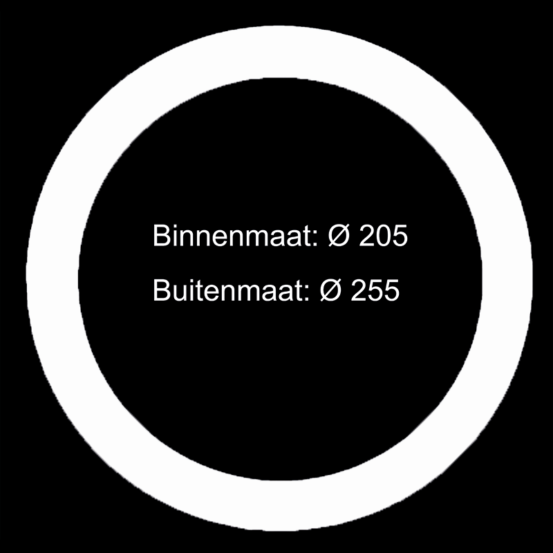 Led downlight verloopring | &Oslash;205-255mm | Wit