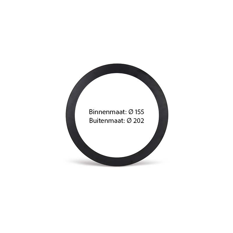 Led downlight verloopring | &Oslash;155-202mm | Zwart