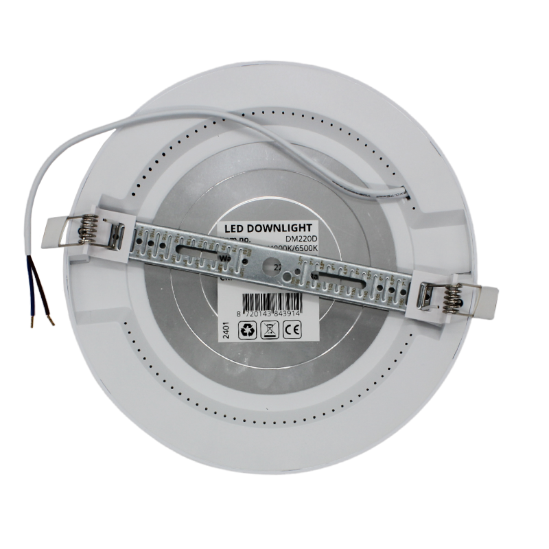 Led downlight in/opbouw | &Oslash;220 | 15W | CCT-switch | Dimbaar