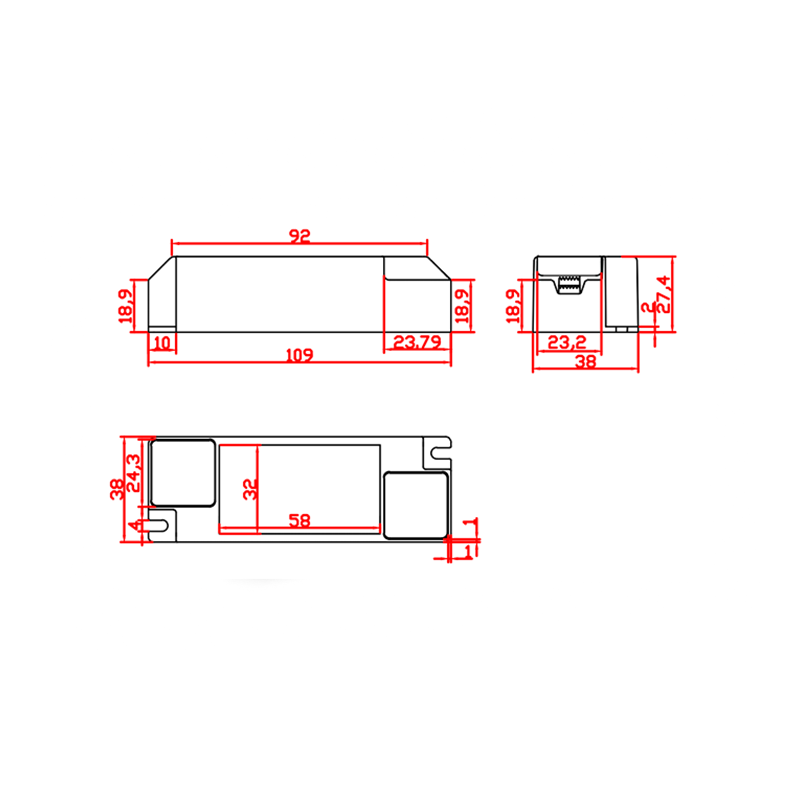 Led driver | Dimbaar | 350mA | 14-15W | Voor Sia &amp; Ortho
