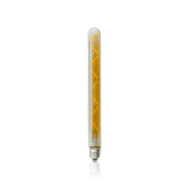 LED filament e27 tube lamp 4W | 2200K extra warm white | dimmable 300mm amber