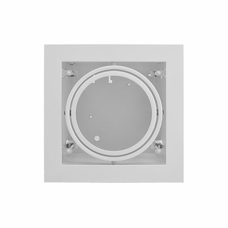 LED Einbauspot-Geh&auml;use - 1x AR111 Wei&szlig; | Auflagerand