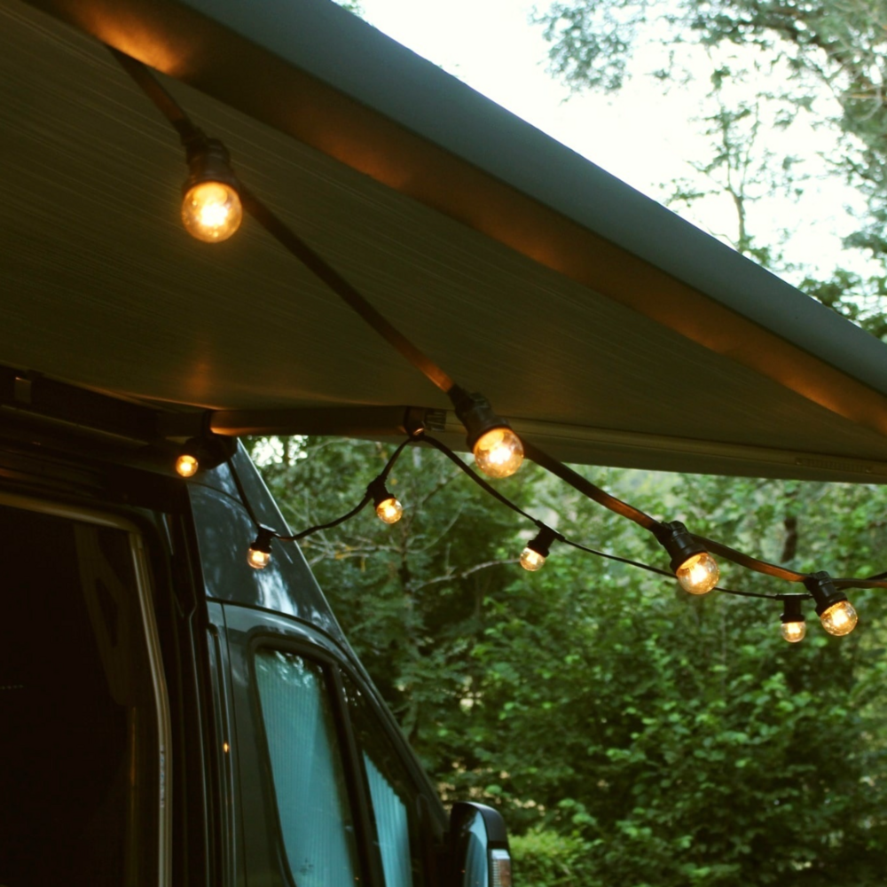 E27 LED Lampe | 0,7W | 2000K | LED auf langen St&auml;bchen | Geeignet f&uuml;r Festoonkabel