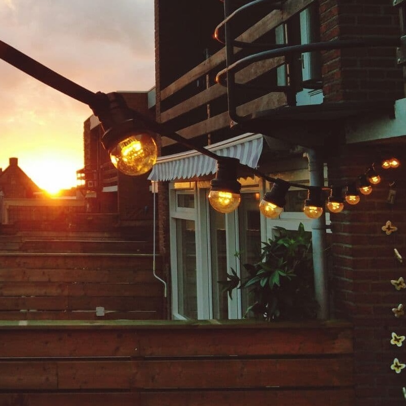 E27 LED Lampe | 0,7W | 2000K | LED auf langen St&auml;bchen | Geeignet f&uuml;r Festoonkabel